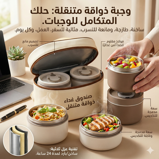 LUNCH BOX EN INOX /4 pièces