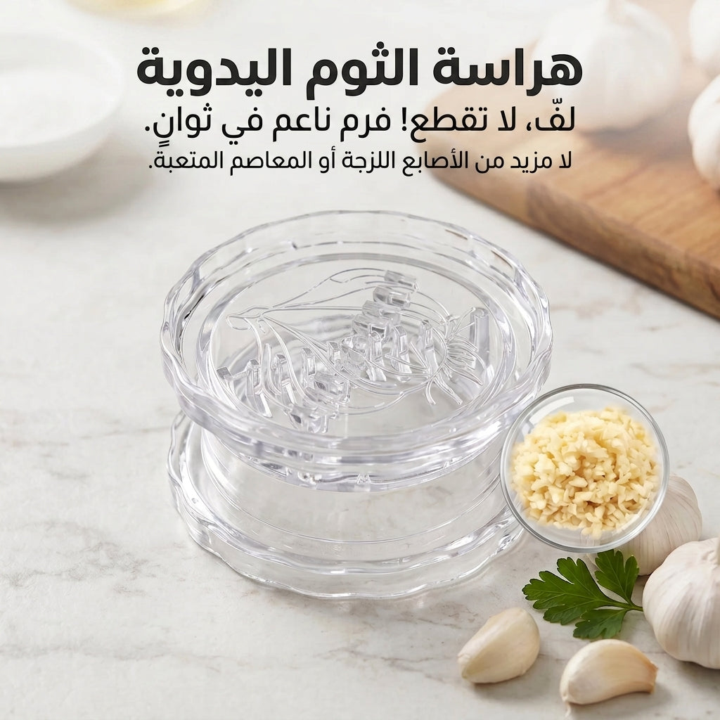 مكبس ثوم يدوي